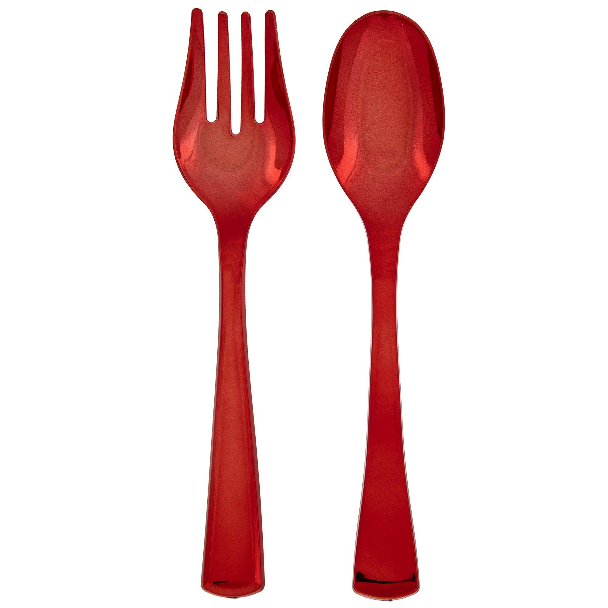 Metallic Red Serving Spoons & Forks | Hobby Lobby | 5394077