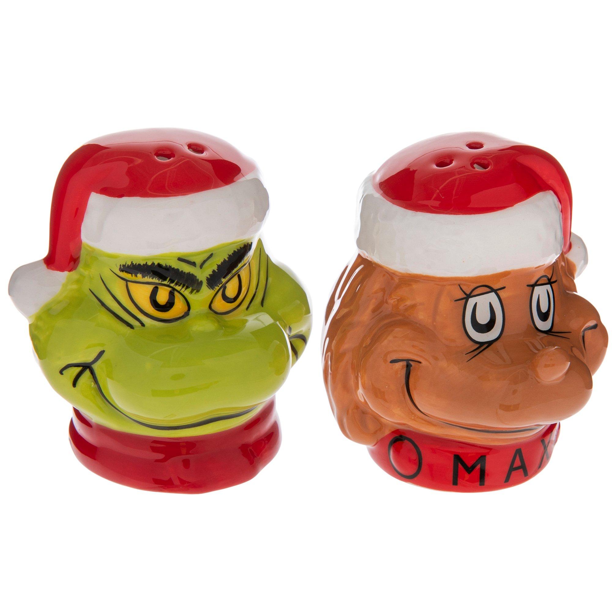 Grinch Salt &amp; Pepper Shakers