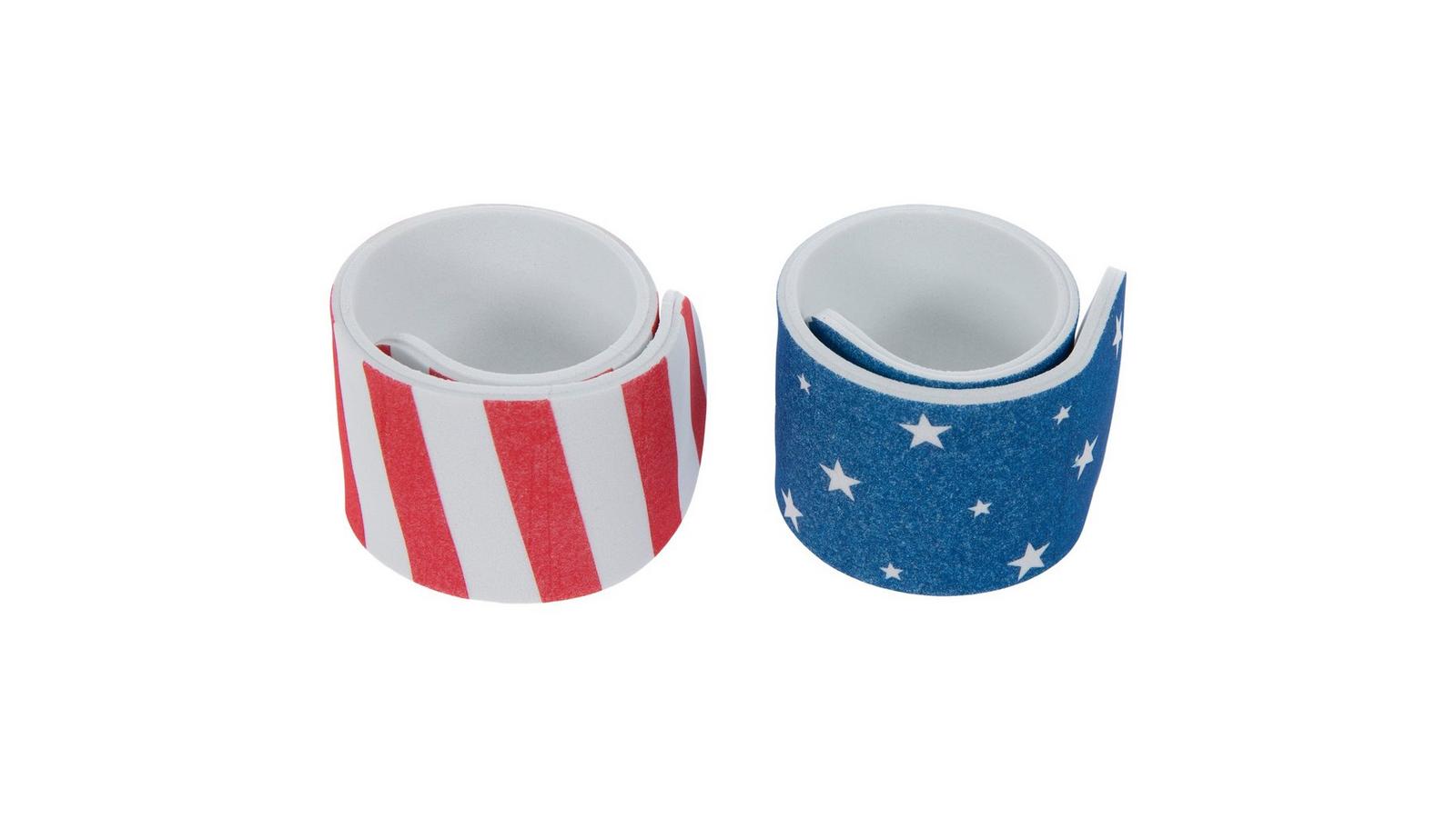 Stars & Stripes Slap Bracelets | Hobby Lobby | 5403936