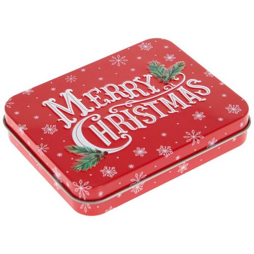Merry Christmas Snowflakes Gift Card Holder