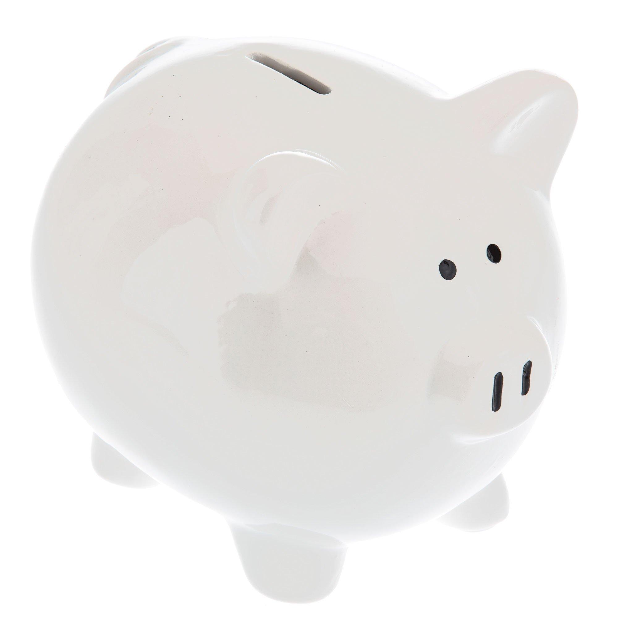 White Piggy Bank Hobby Lobby 540625