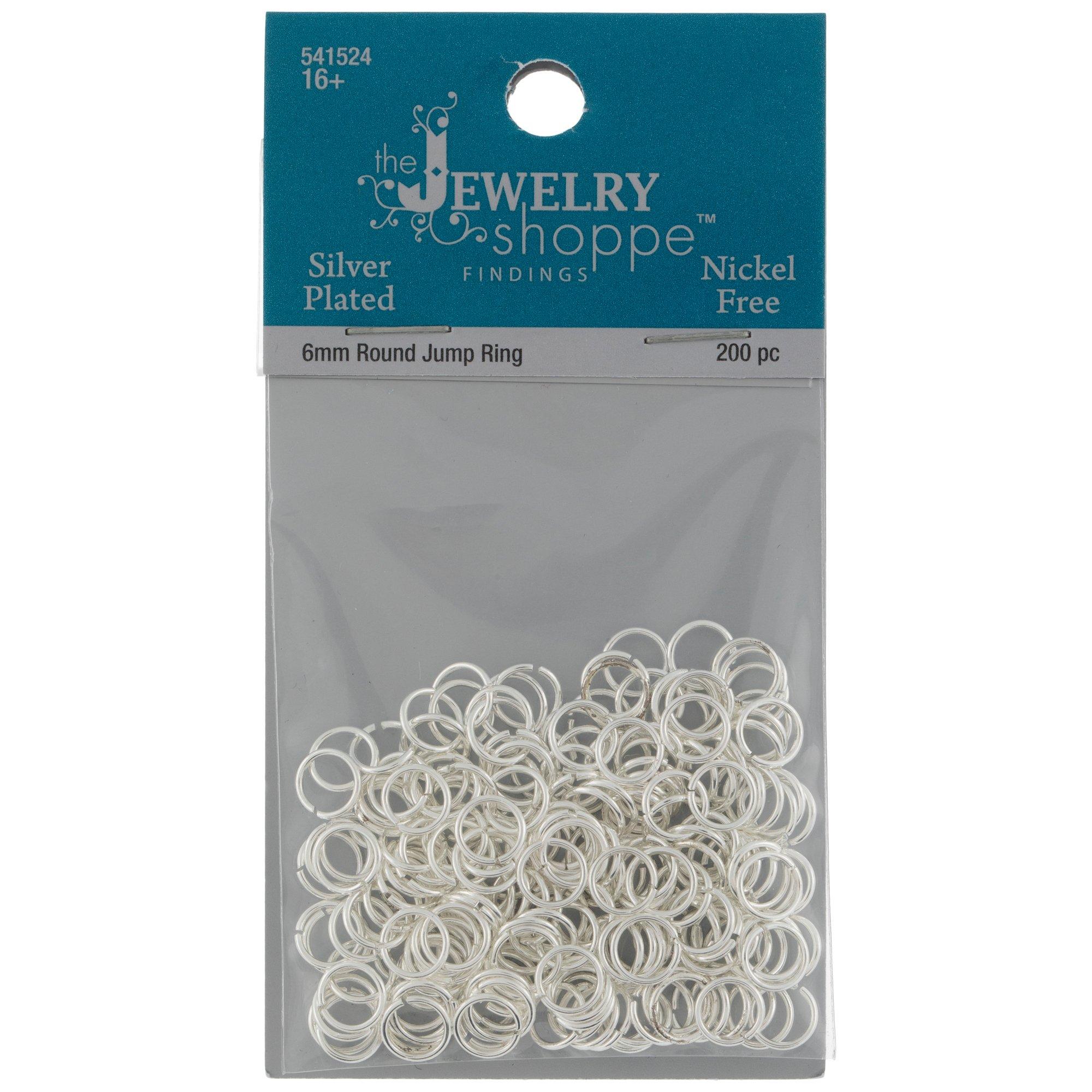 100pc 8mm 20-Gauge Stainless Steel Jump Rings - Bead Box Bargains