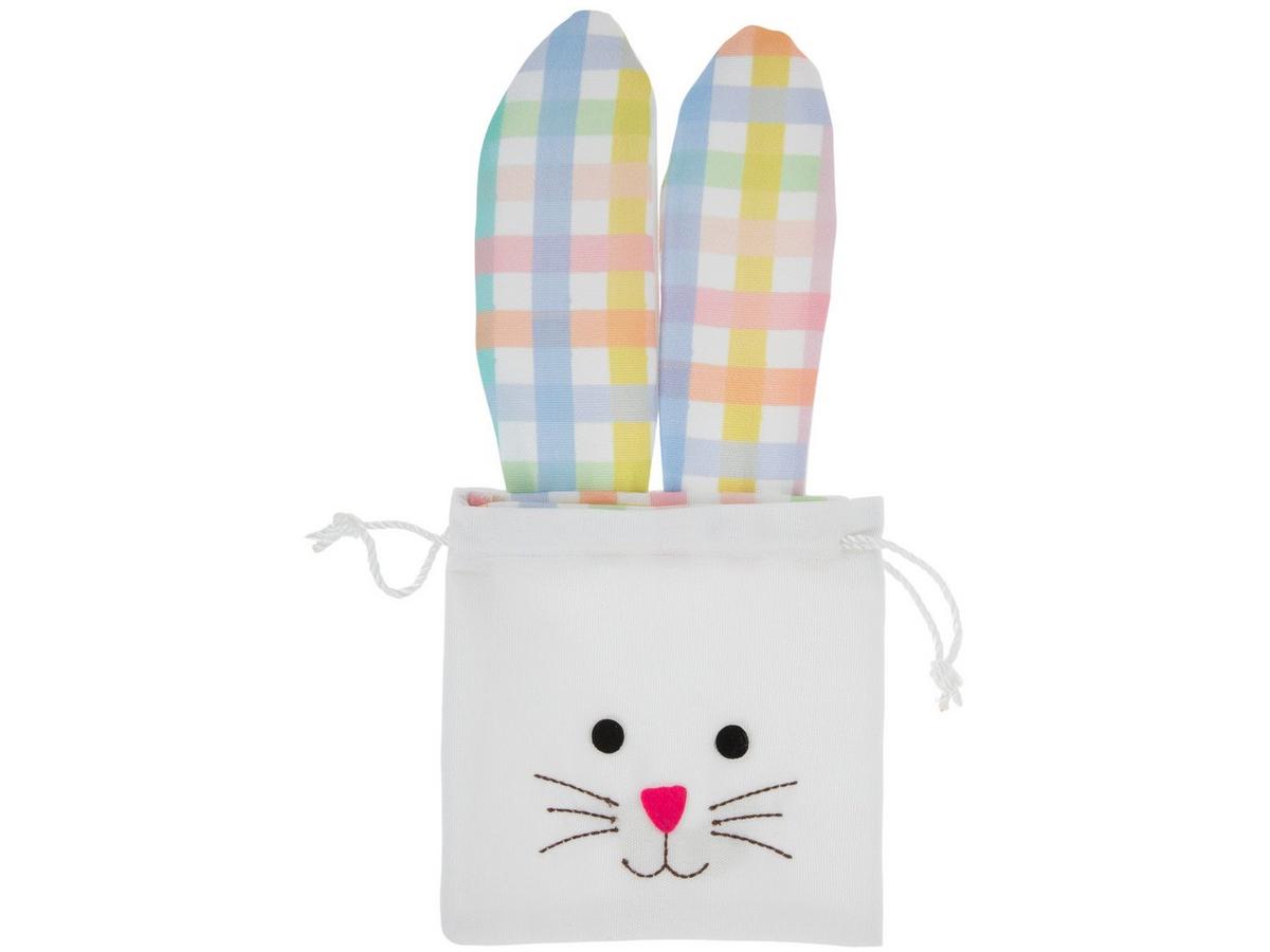 Pastel Gingham Bunny Favor Bag