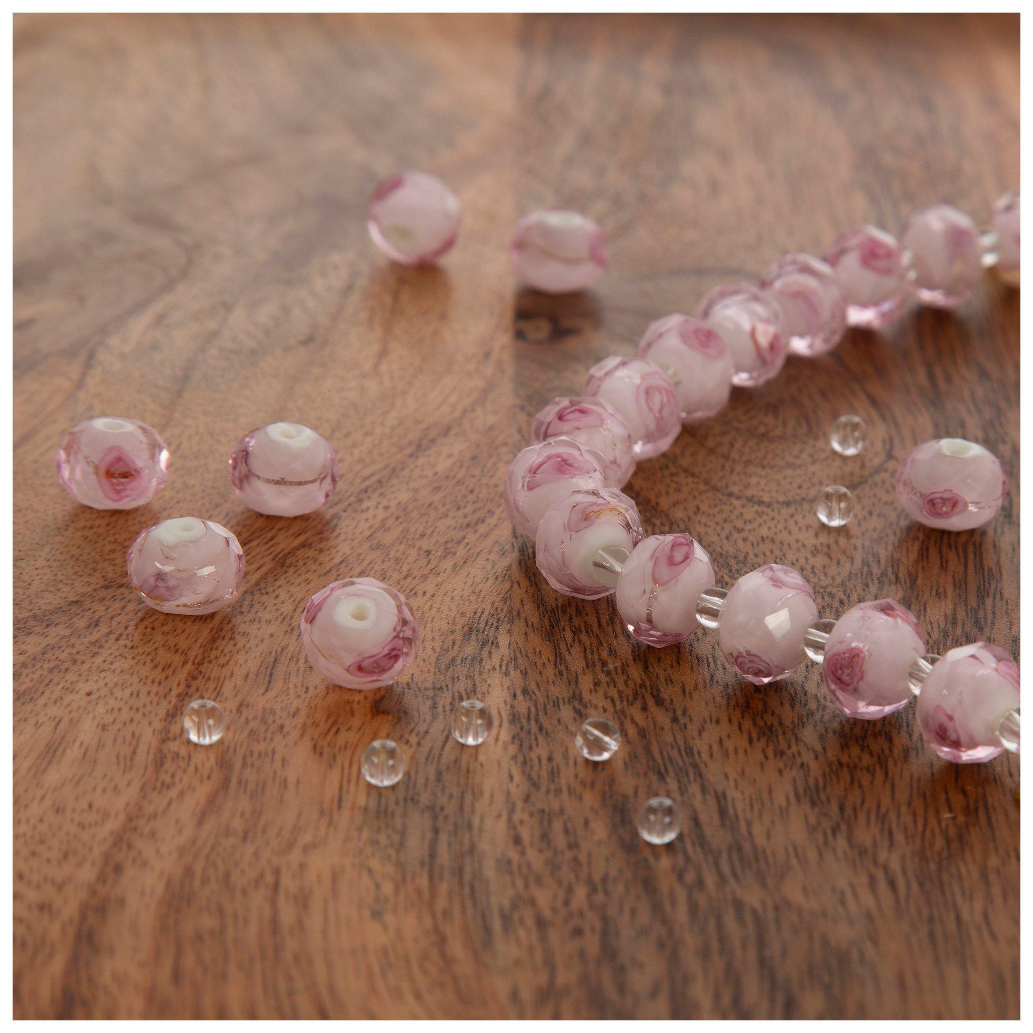 Sweet & Happy Girl's Store 9x20mm Twist Column Gemstone Rose