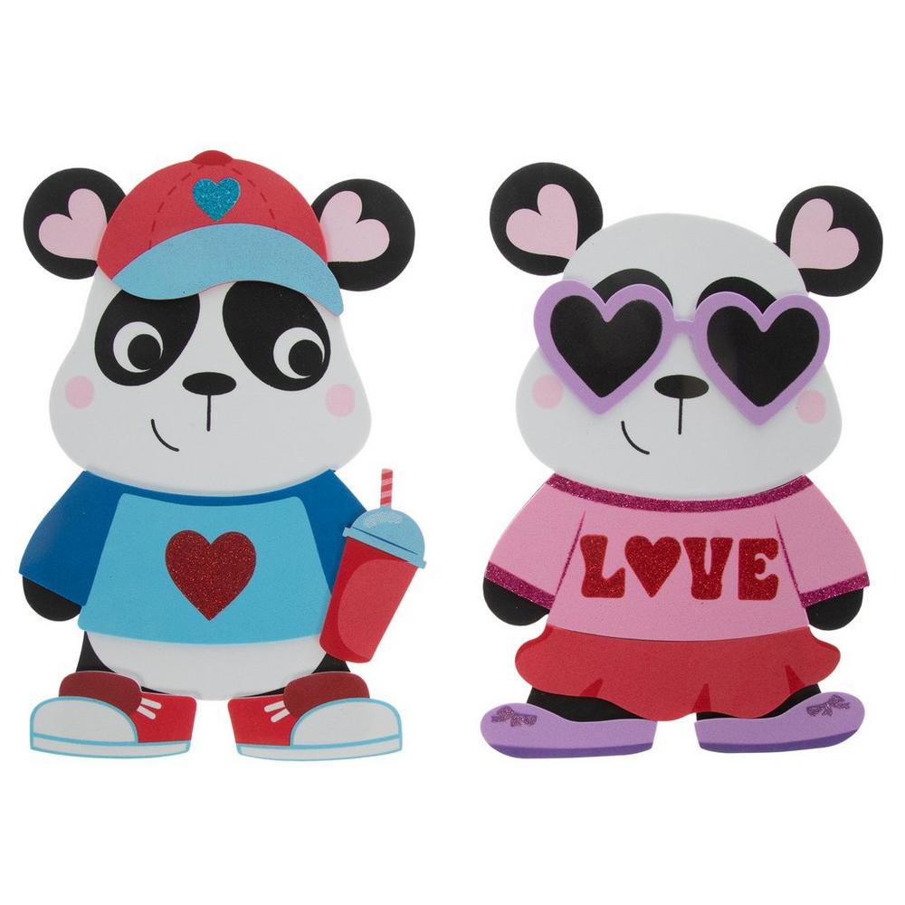 Panda Heart Foam Craft Kit | Hobby Lobby | 5441514