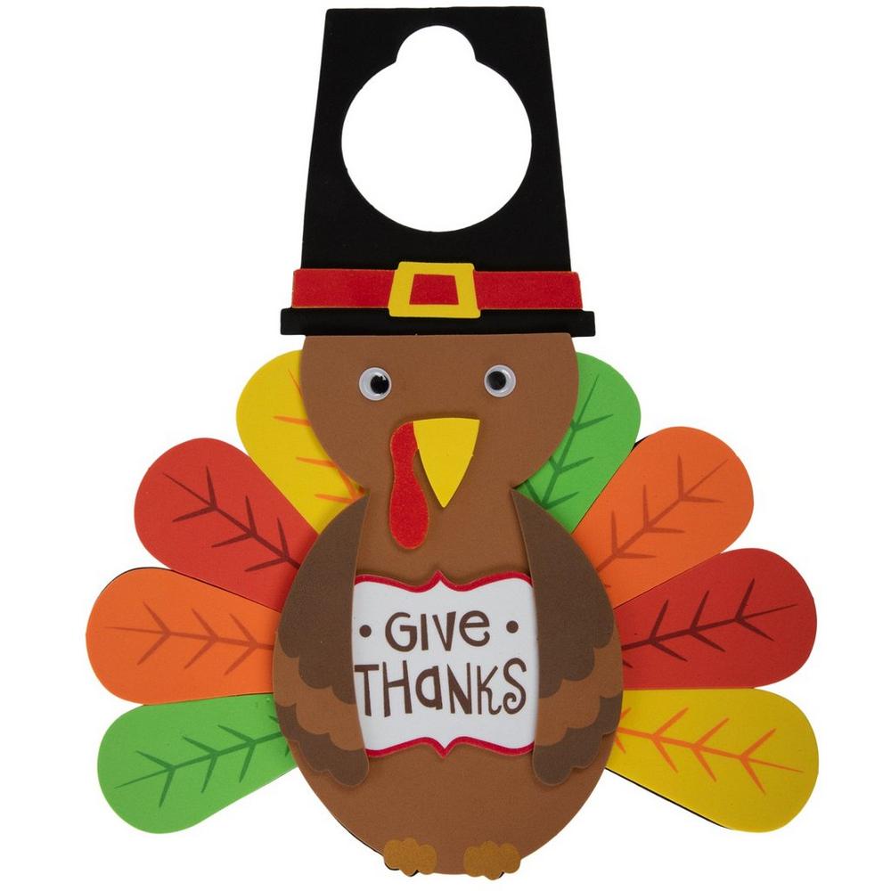 Turkey Door Hanger Foam Craft Kit | Hobby Lobby | 5442025