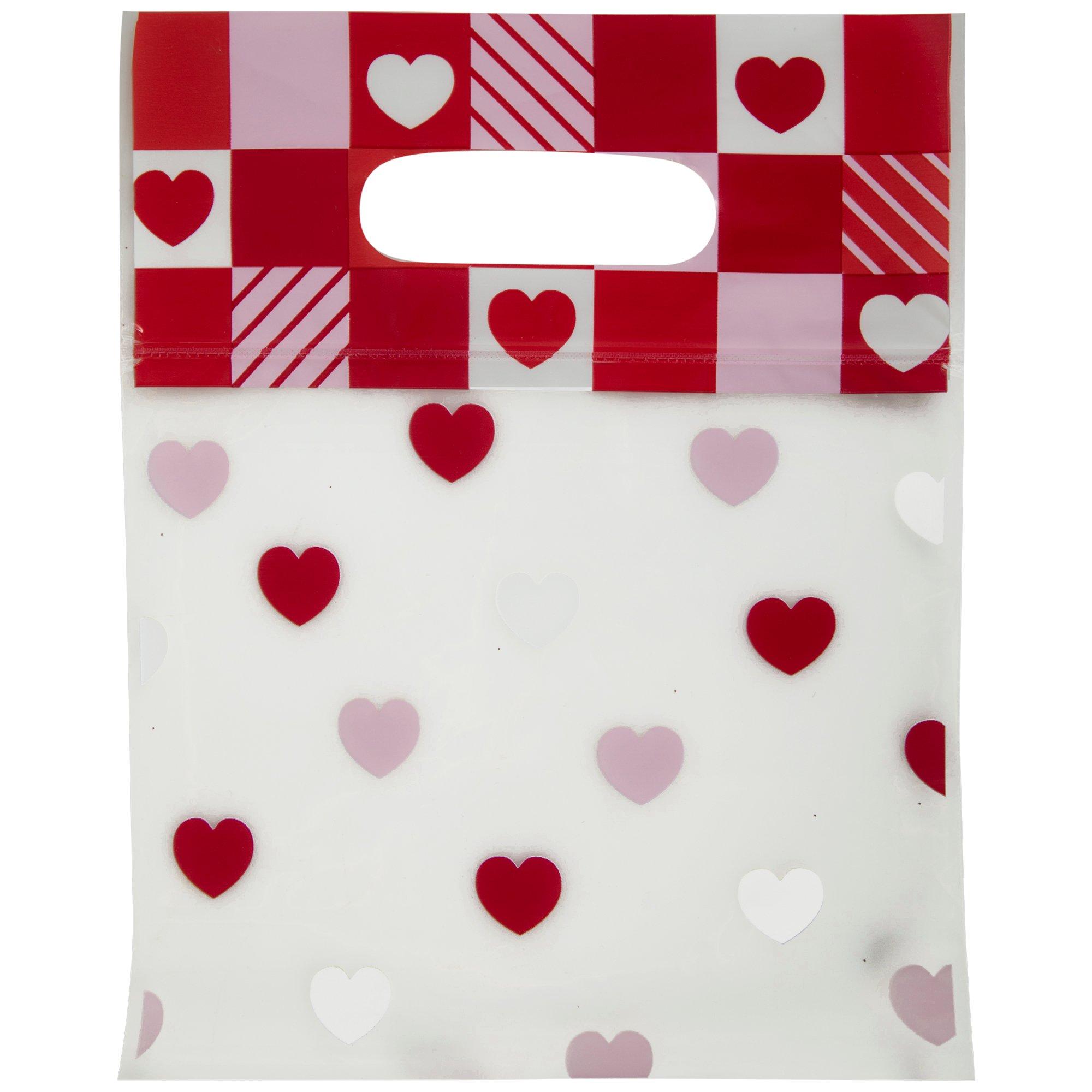 Checkered Hearts Zipper Bags view 1
