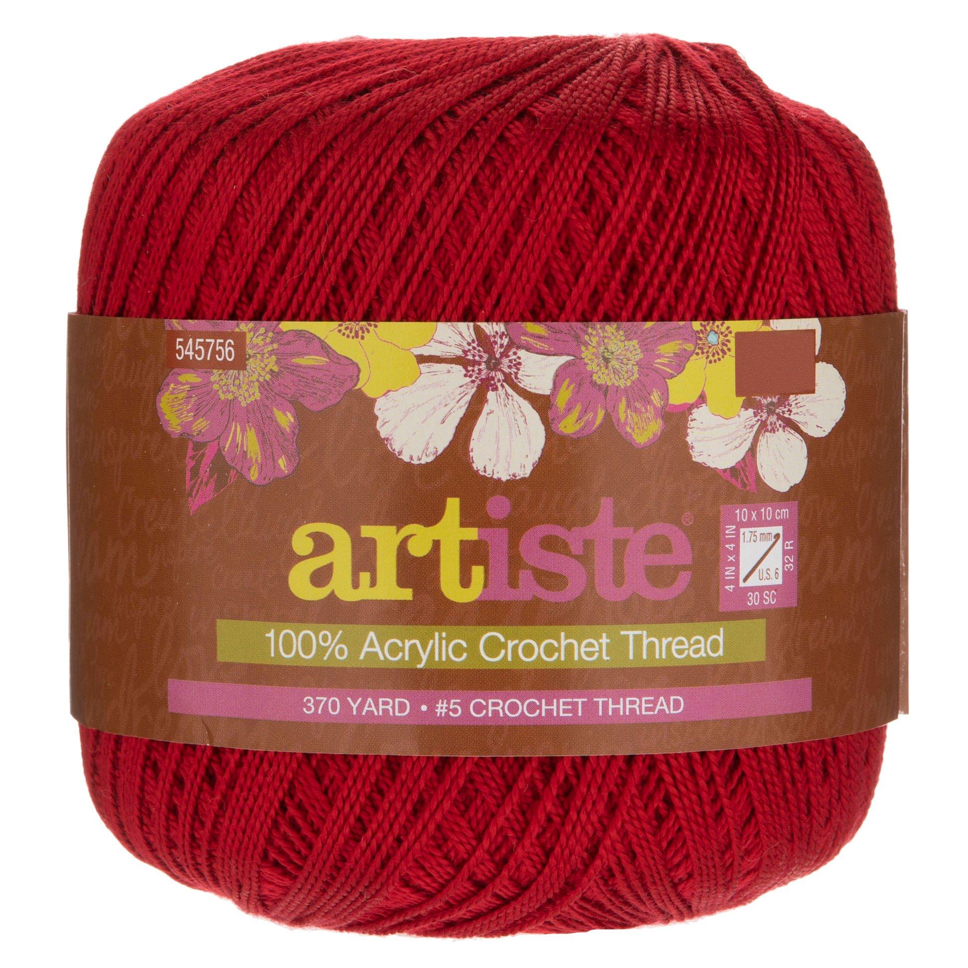 Artiste Acrylic Crochet Thread Hobby Lobby 545756