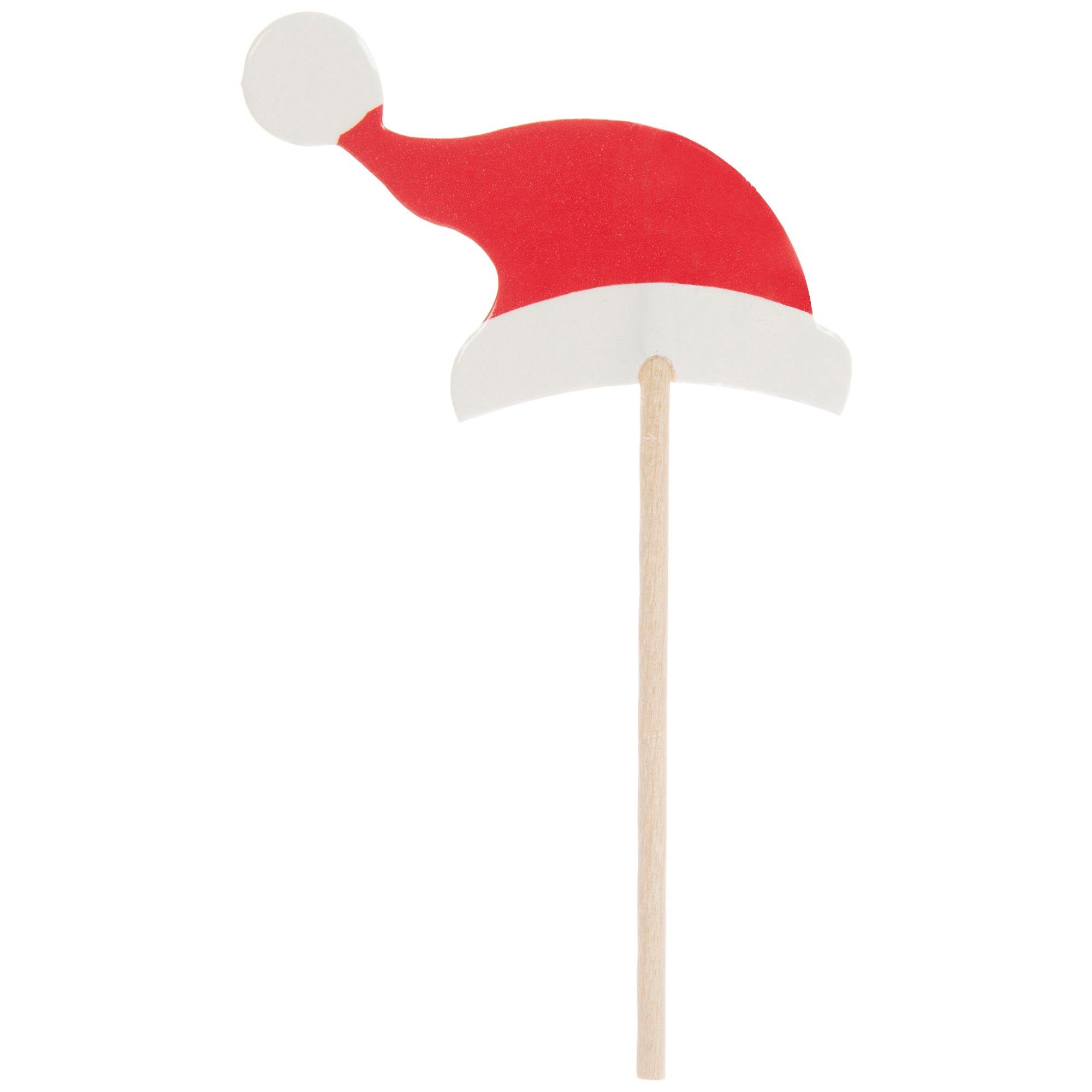 Santa Hat Cupcake Toppers | Hobby Lobby | 5465968