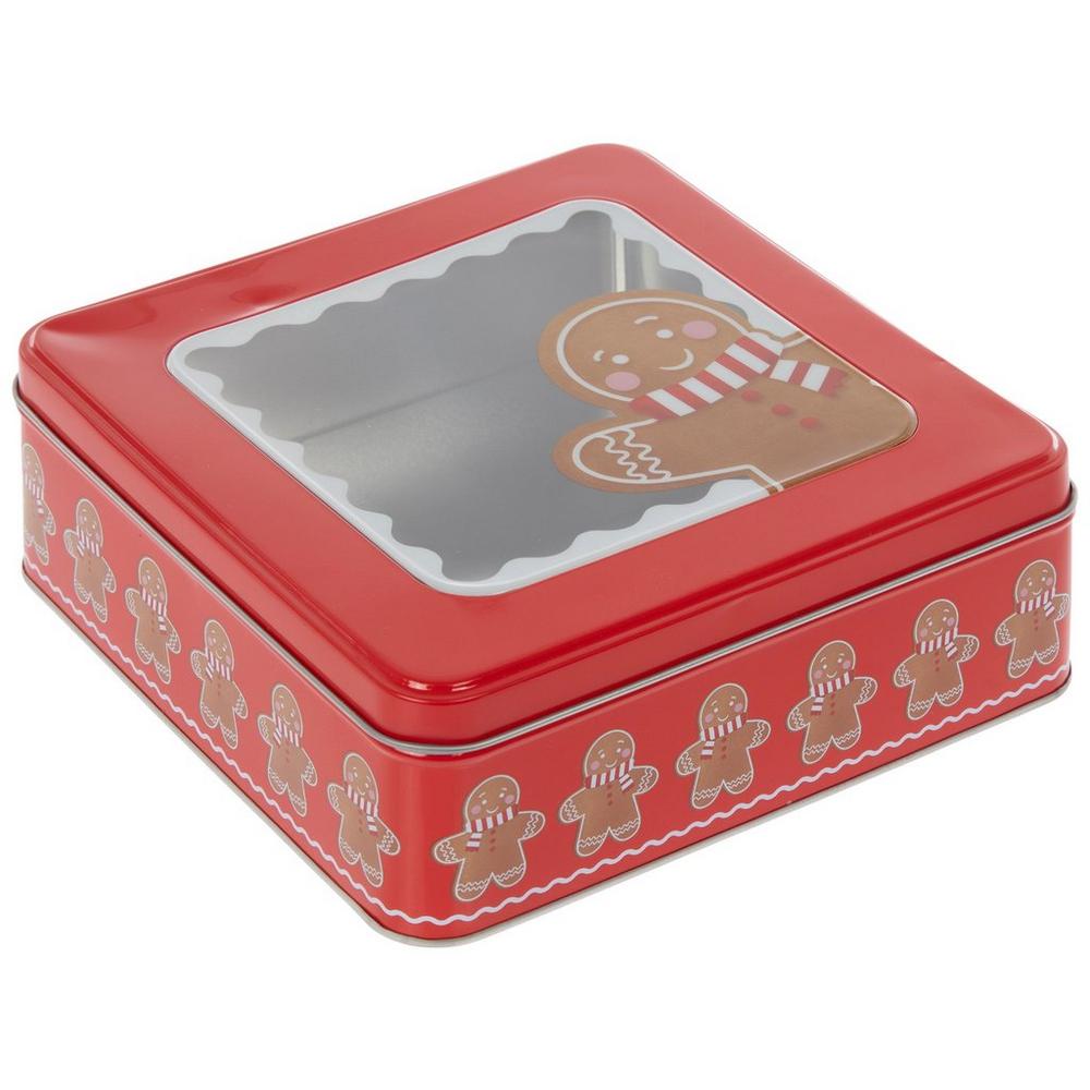 Peeking Gingerbread Cookie Tin Box | Hobby Lobby | 5467576