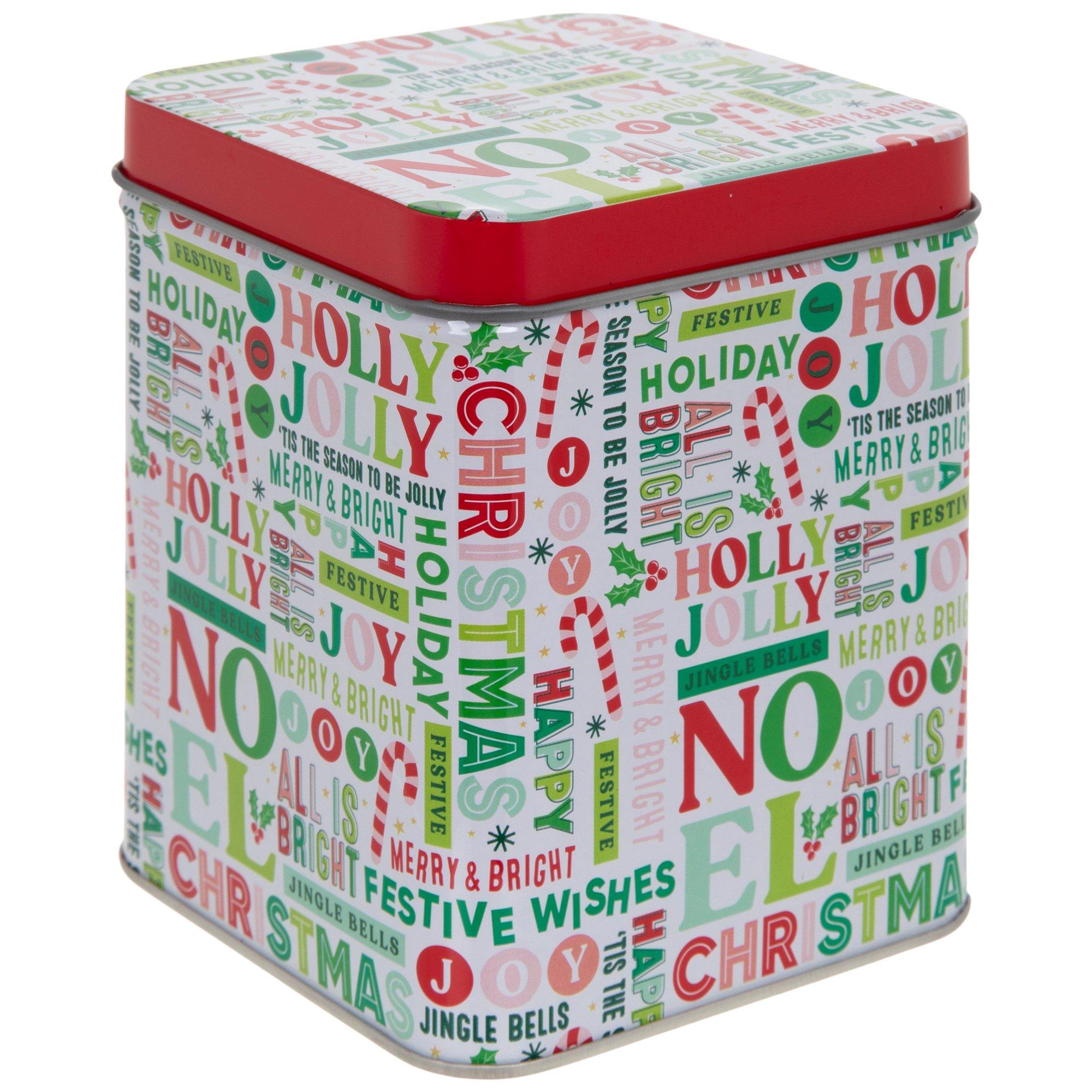 Christmas Phrases Tin Box | Hobby Lobby | 5467931