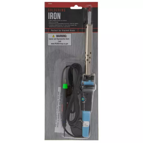 Wall Lenk Stained Glass Soldering Iron, 0 to 100 Watts, 120V. (CR00083-WT38)