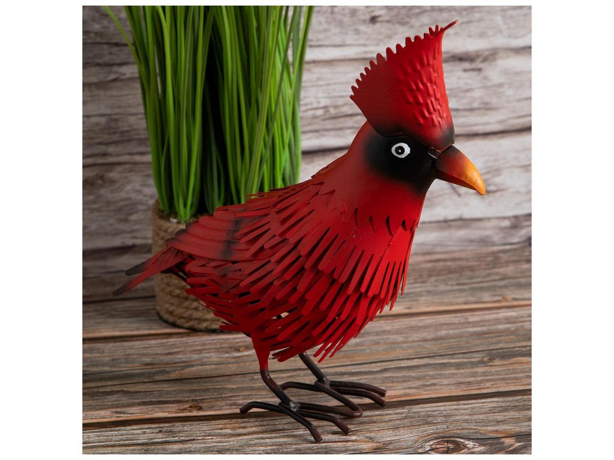 置物  Birds Red Cardinal Amazon.com : Claratut Mini Red Cardinal Bird Ornament On A
