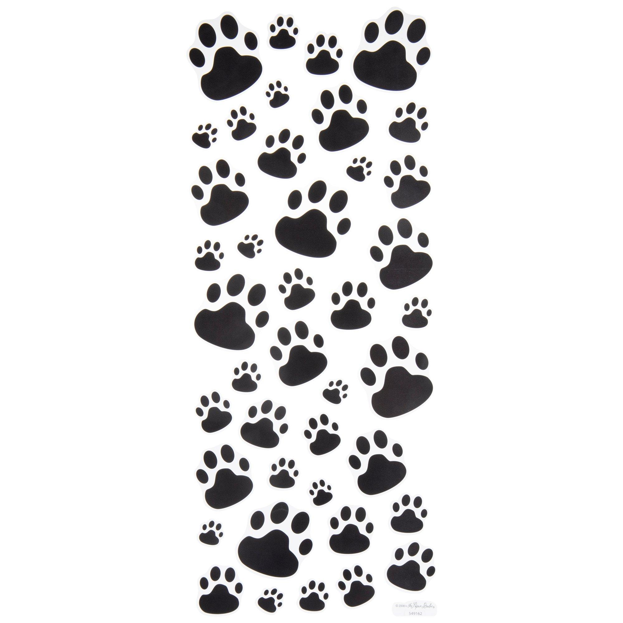 Black Paw Print Stickers Hobby Lobby 549162
