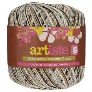 Metallic Artiste Crochet Cotton Thread, Hobby Lobby