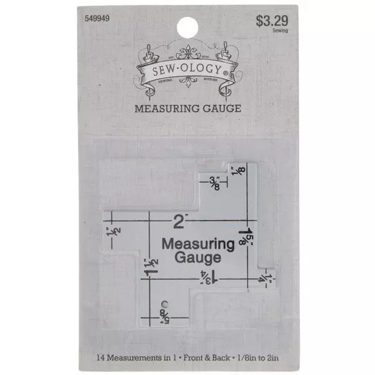 Measuring Gauge for Sewing