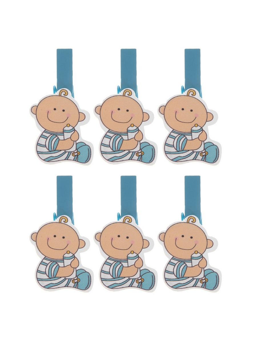 Blue Baby Decorative Clips, image size:900x1200