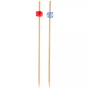 Red, Clear & Blue Bamboo Picks
