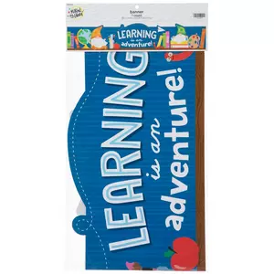Learning Is An Adventure Gnome Banner