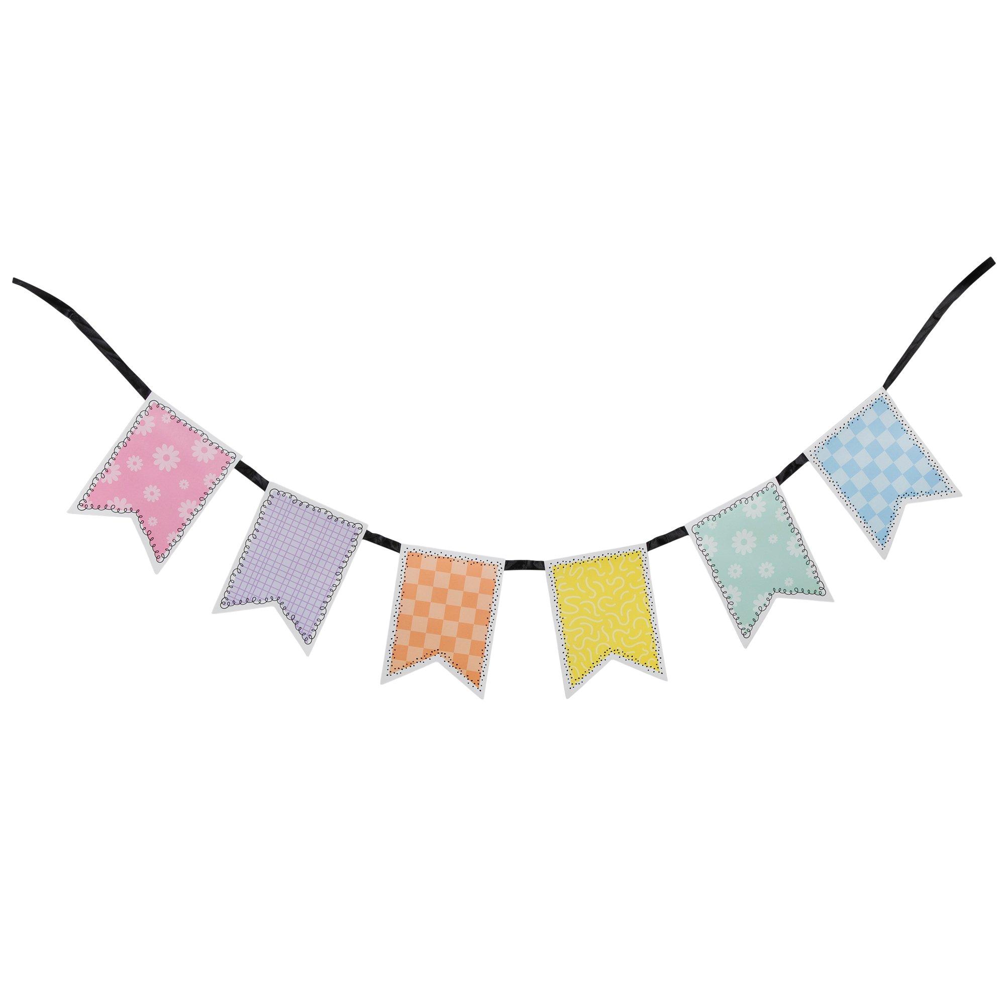 Rainbow Patterned Pennant Banner Hobby Lobby 5531108