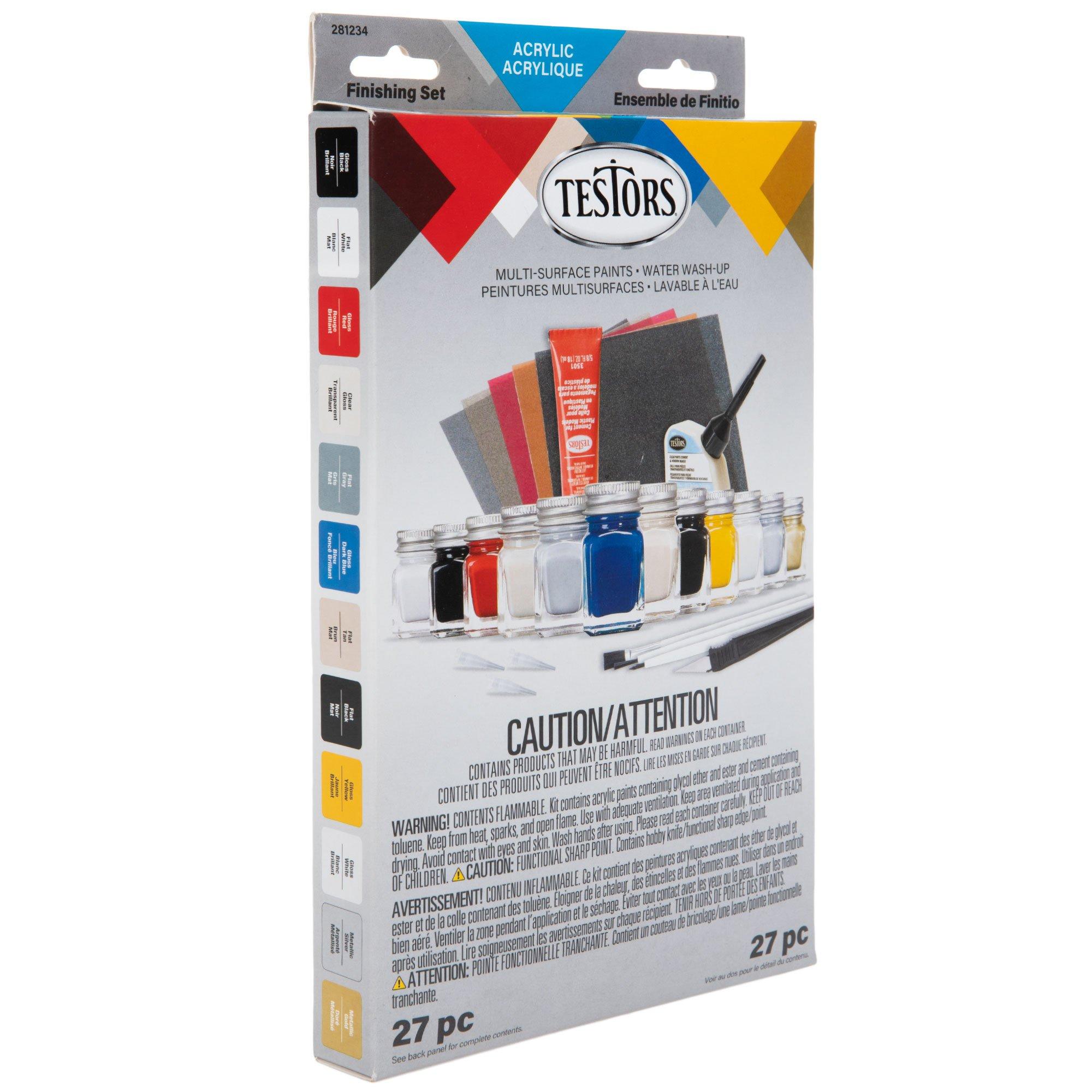 Flat & Gloss Acrylic Finishing Paint & Tools Hobby Lobby 553370