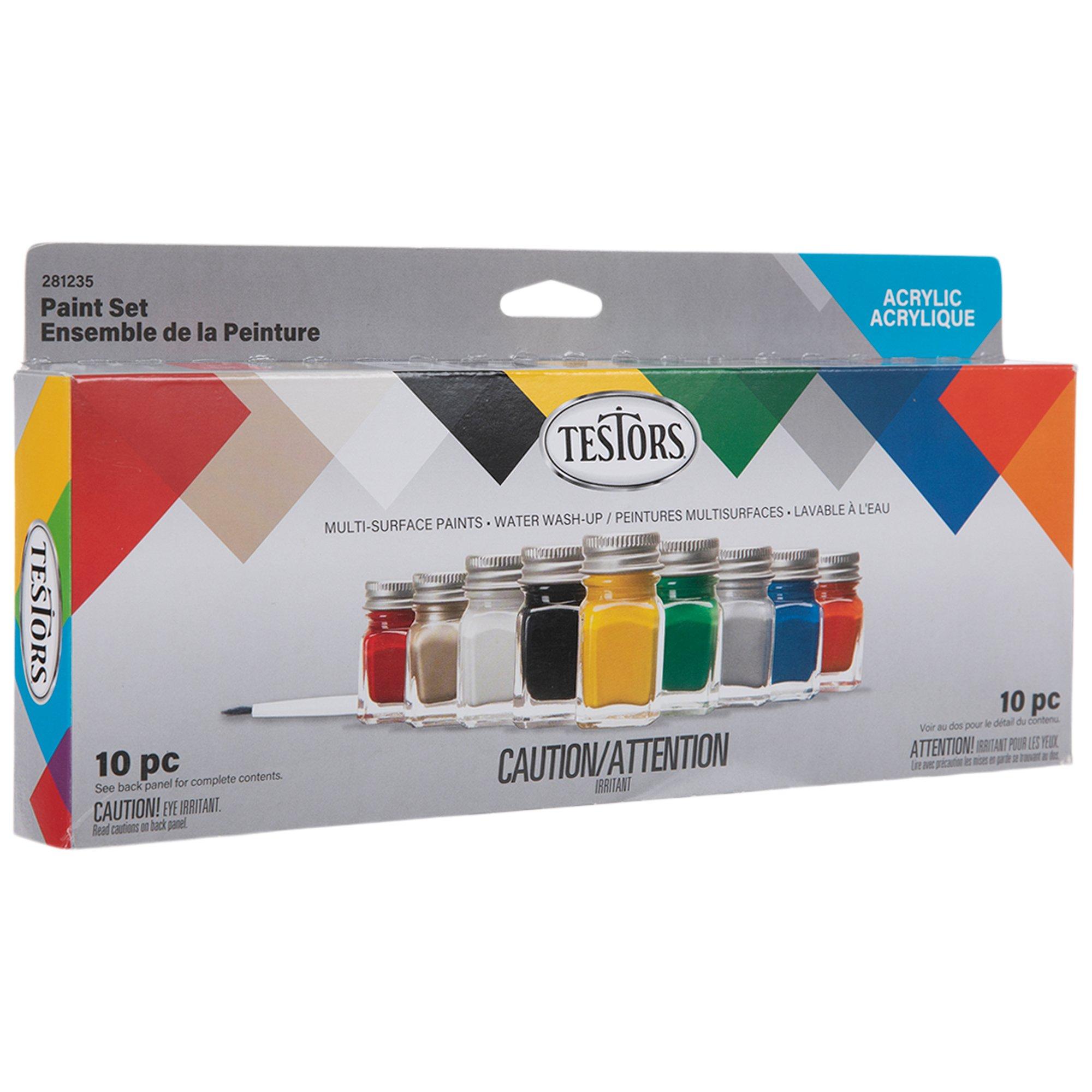 Hobby Paint Brushes - 7 Piece Set