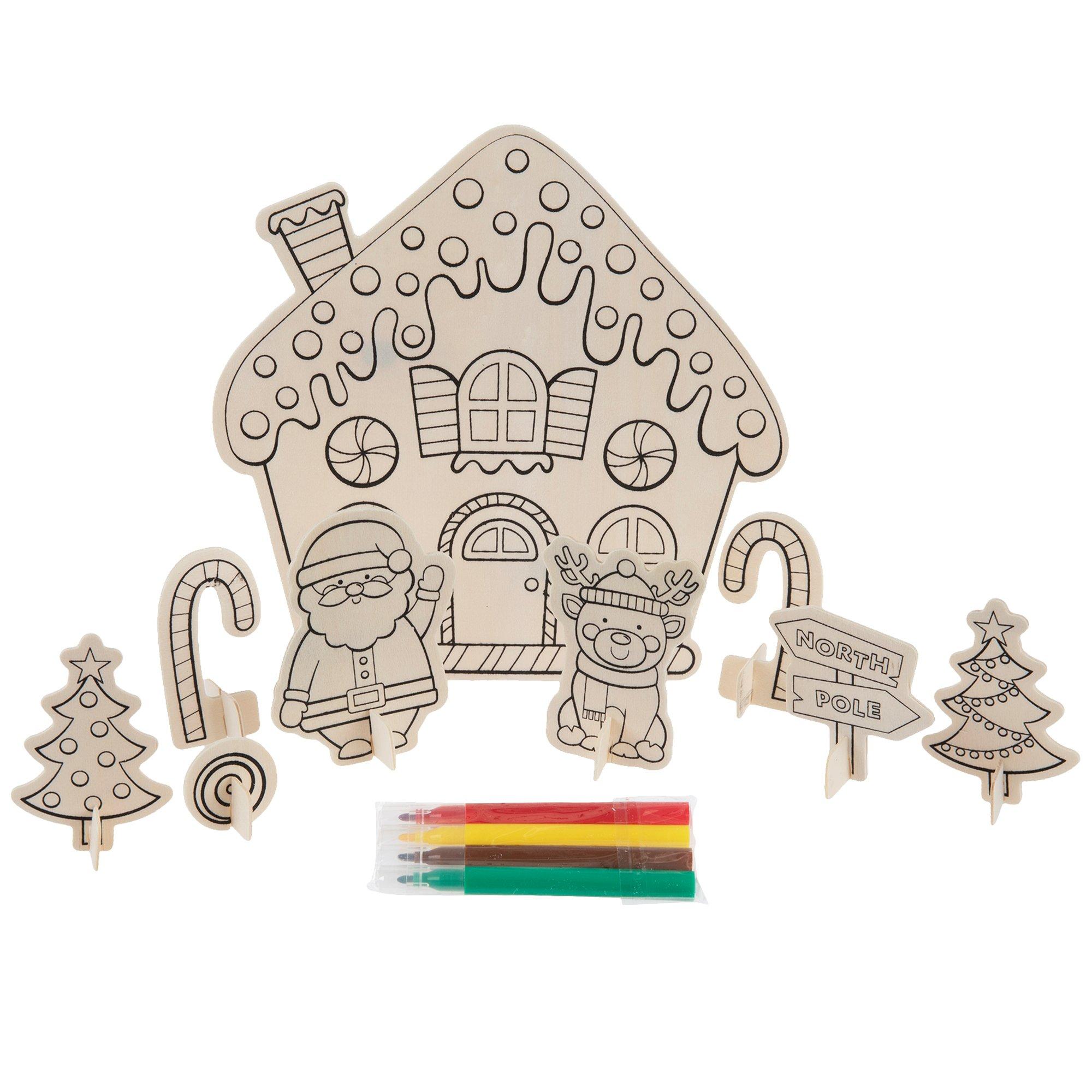 Gingerbread House Craft Kit Graphic by tshirtzone83 · Creative Fabrica