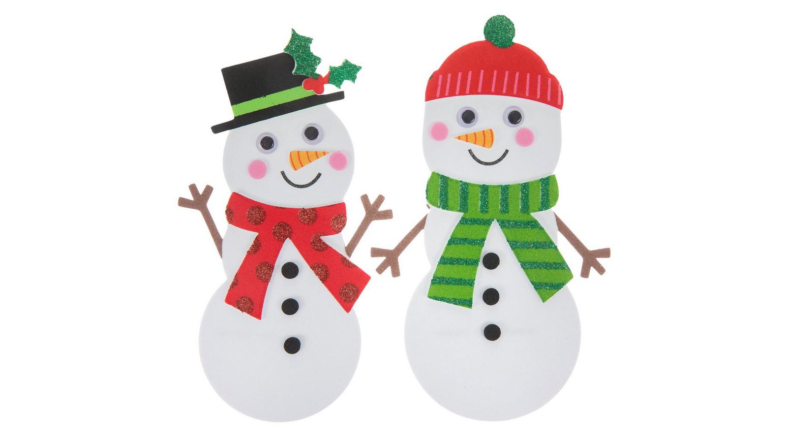 Darice Dura Foam Snowman - 10.25 Inch Craft Foam Base For DIY Projects