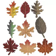 Fall Leaf Painted Wood Shapes