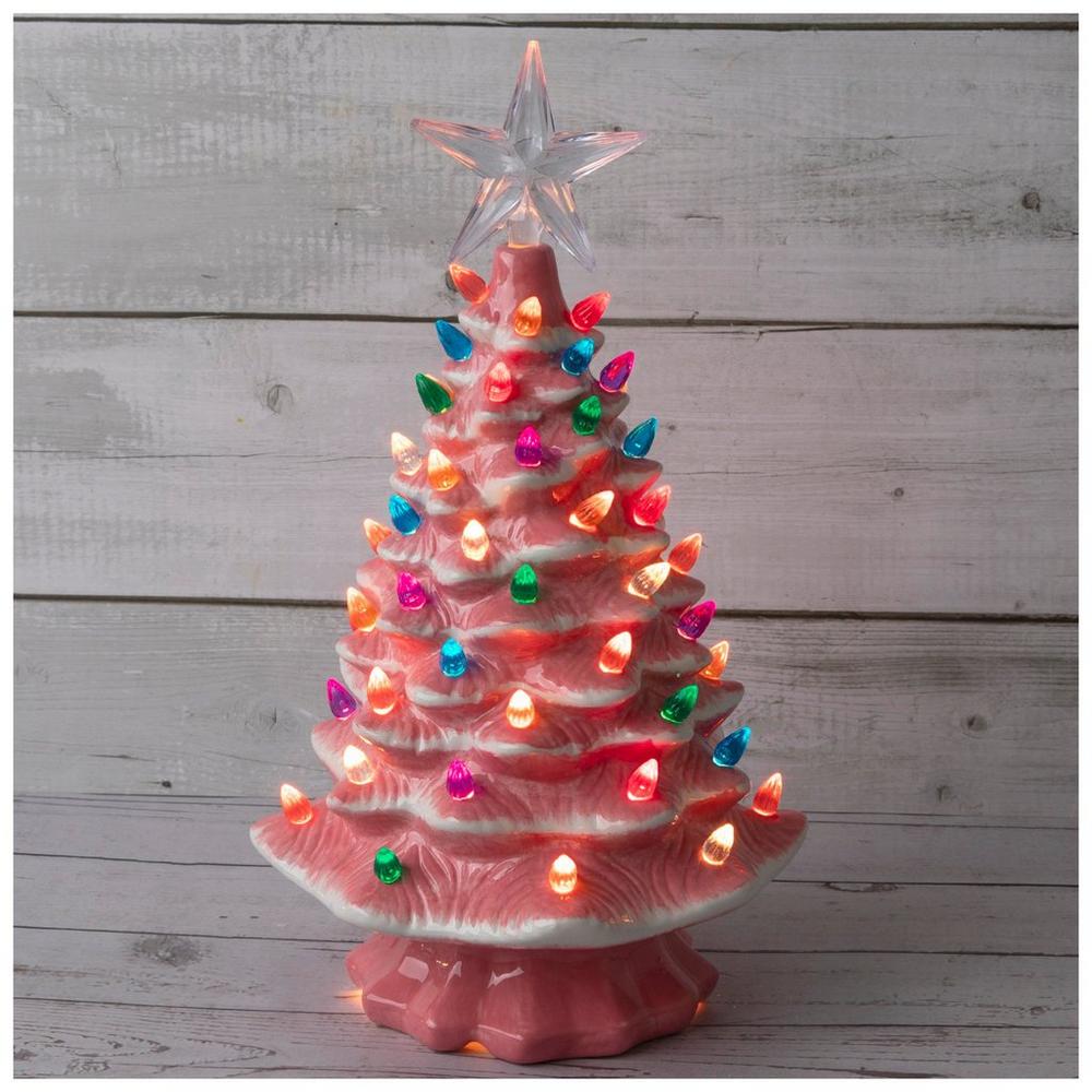 Ceramic Tree Bulbs 108 Replacement Bulbs + 3 Star Toppers For Ceramic  Christmas Tree - Multi-Color Twist Lights Christmas Lighted Tree Topper, image size:1000x1000