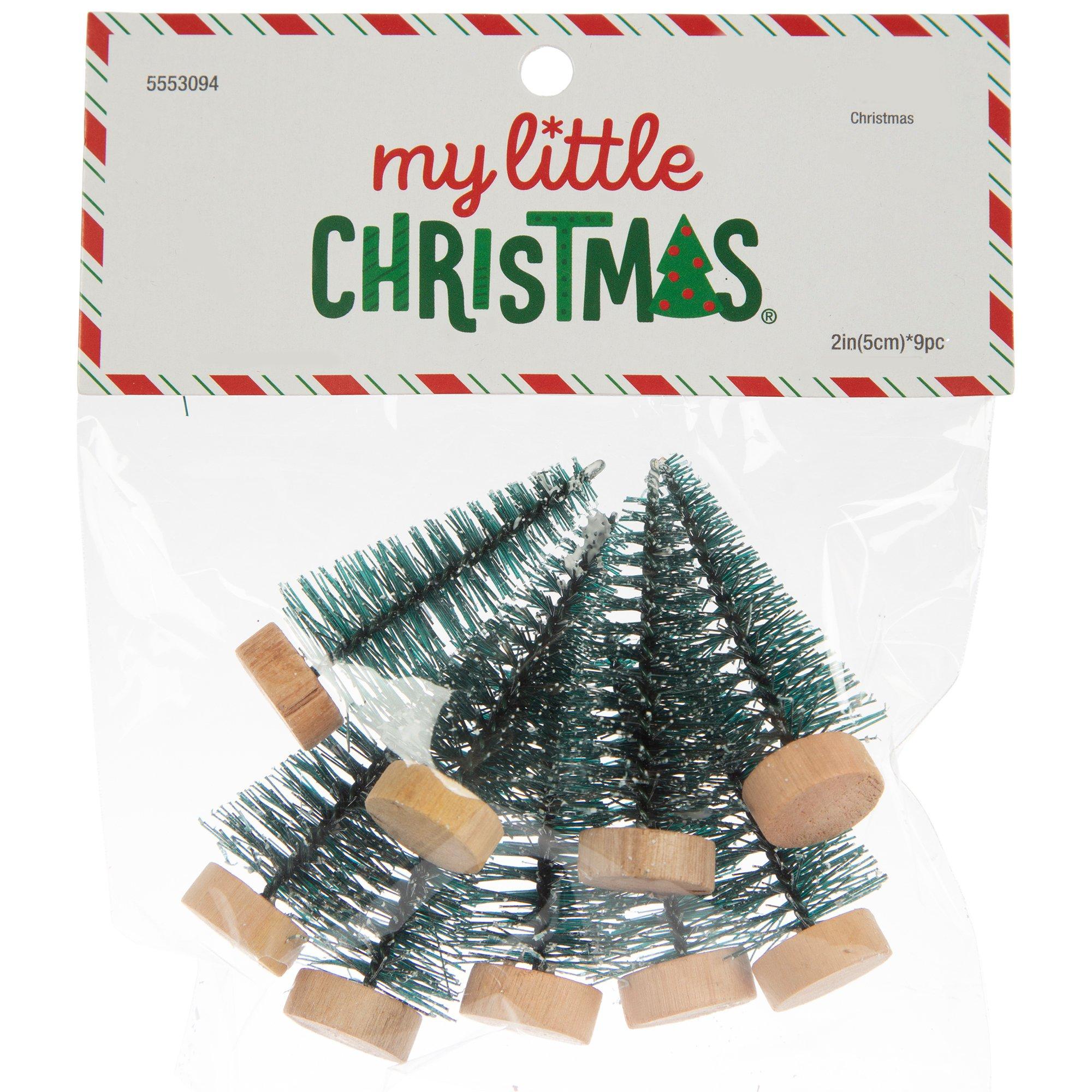 Frosted Mini Bottle Brush Trees | Hobby Lobby | 5553094