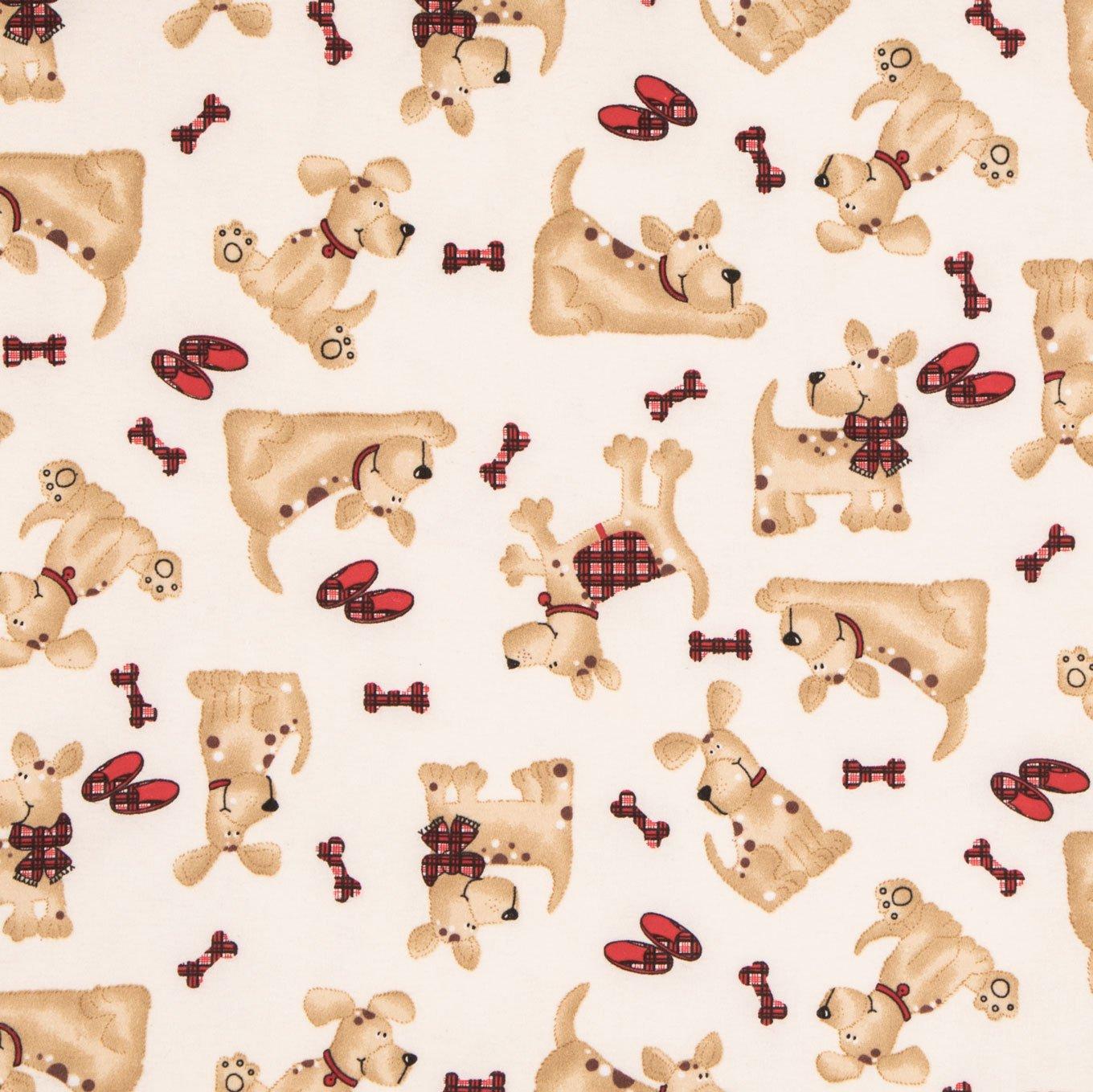 Cowboy Teddy Bear Flannel Fabric, Hobby Lobby