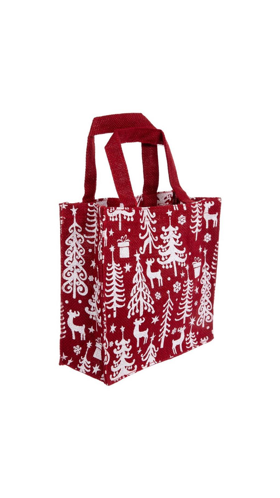 White Reindeer Tree Burlap Tote Bag Hobby Lobby 5563366
