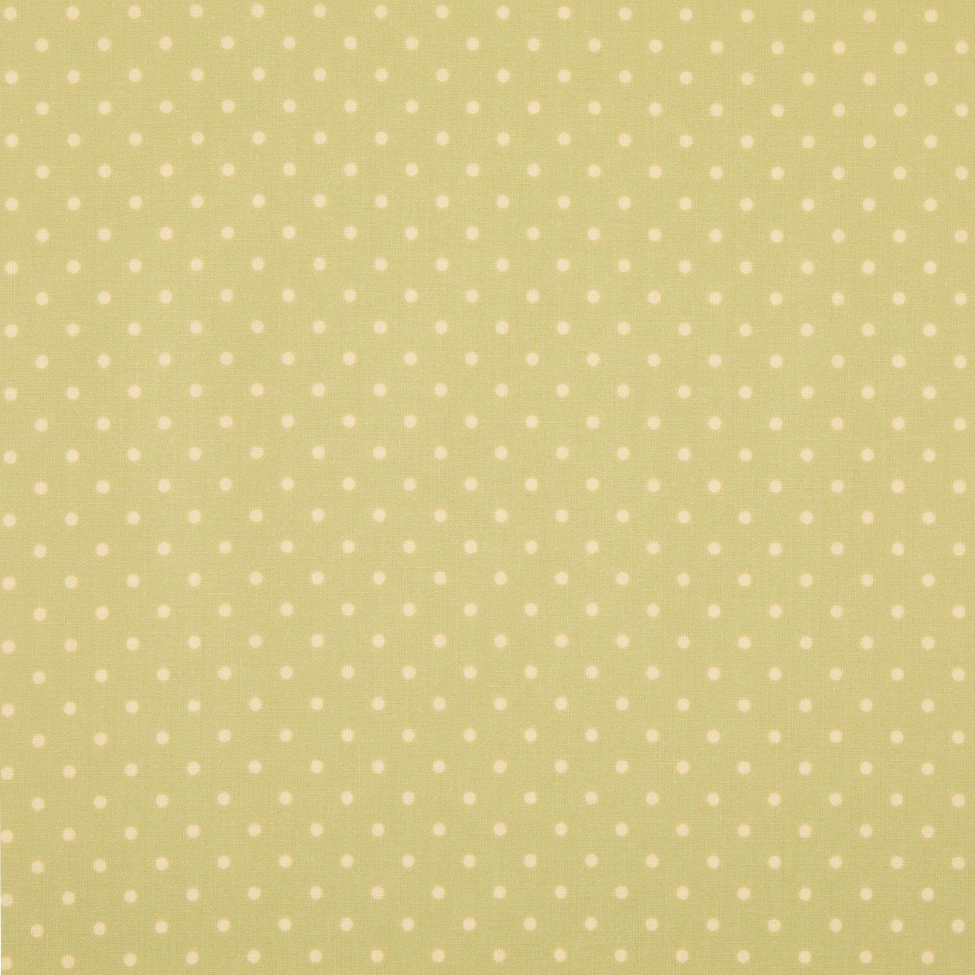Last Piece! 1.5 yard Piece! Pre Quilted Floral Polka Dot Modern Chocolate  Brown Lime Green Agua Blue Cotton Sewing Fabric DMD005