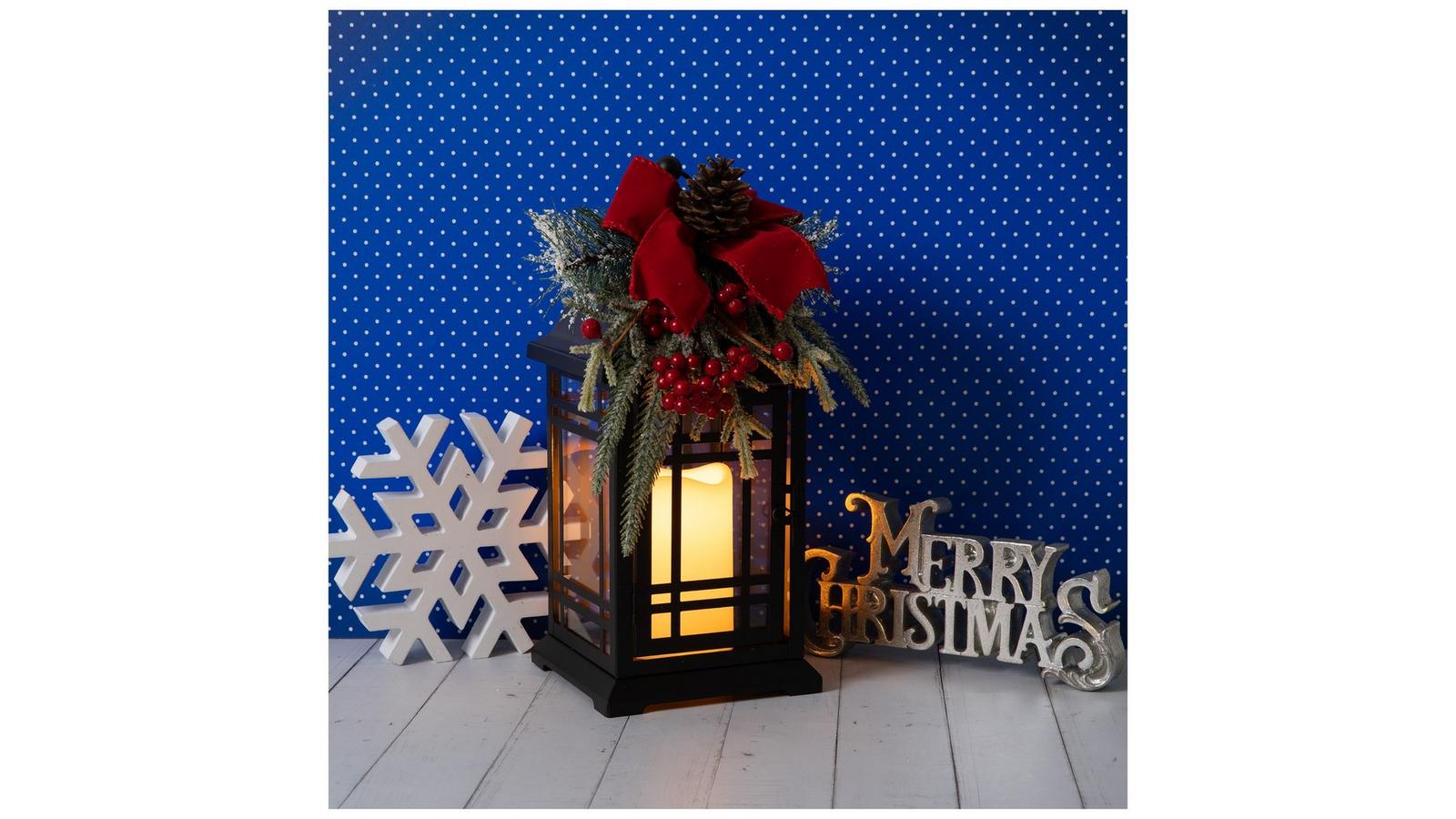 クリスマスセール一点限定　陳情令　肖戦　応援ツール　戦字LEDライト　一点のみ Pinecone & Berry Metal LED Lantern | Hobby Lobby | 5583513