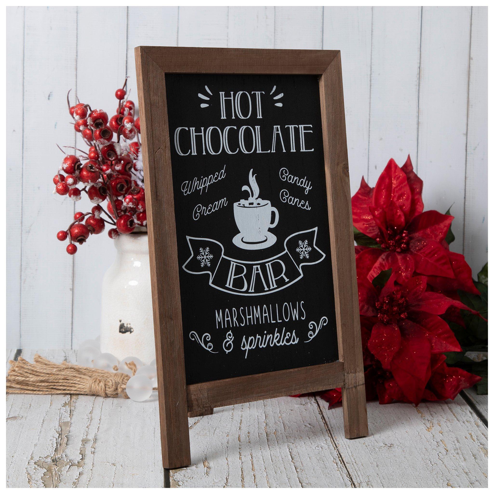 B437 Hot Chocolate Cocoa Tin Sign - TinWorld Signs