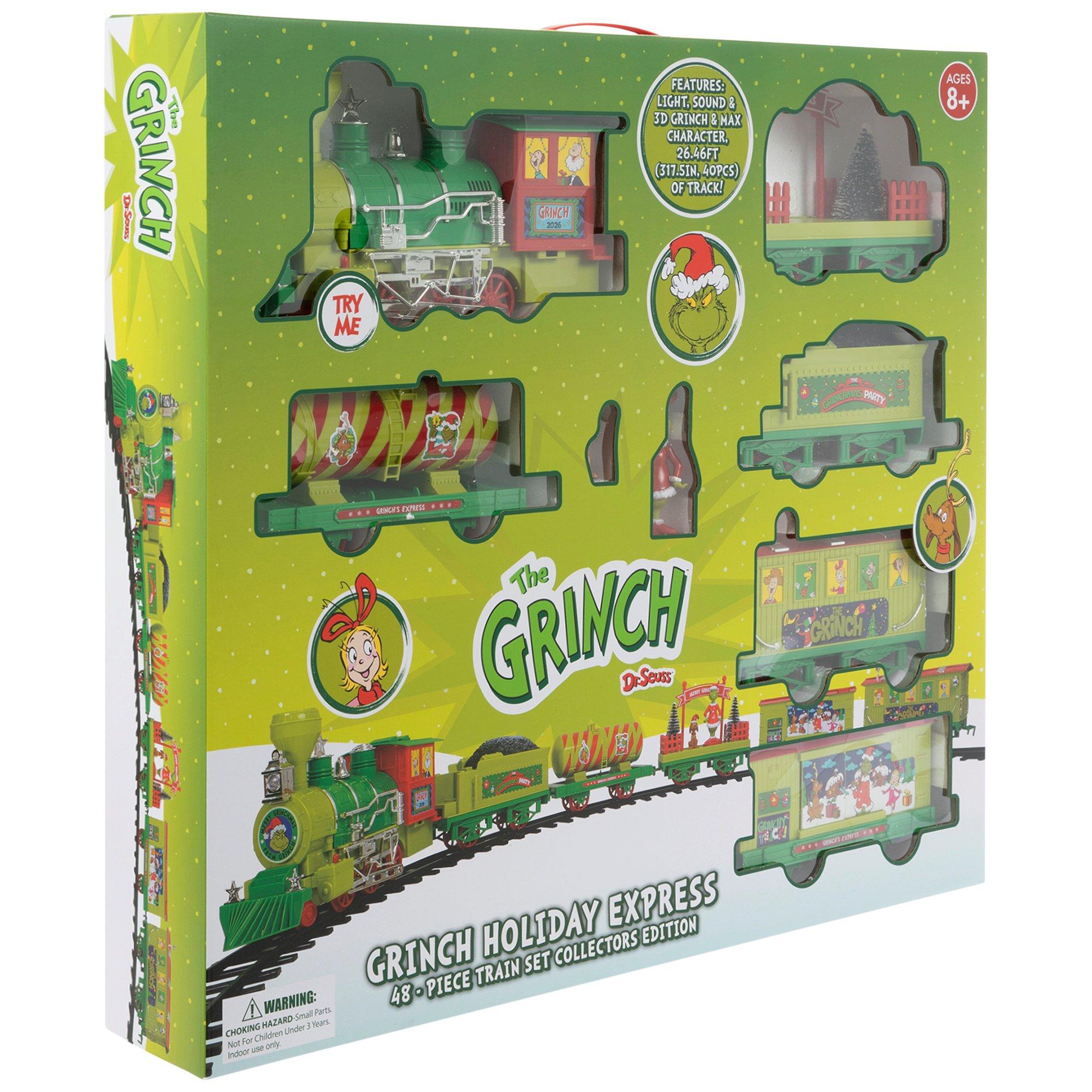 Grinch Holiday Express Train Set view 1