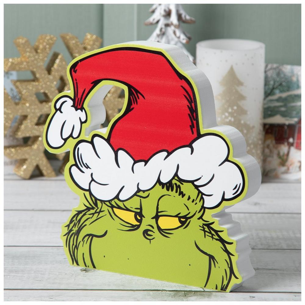 Santa Hat Grinch Wood Decor Hobby Lobby 5588306