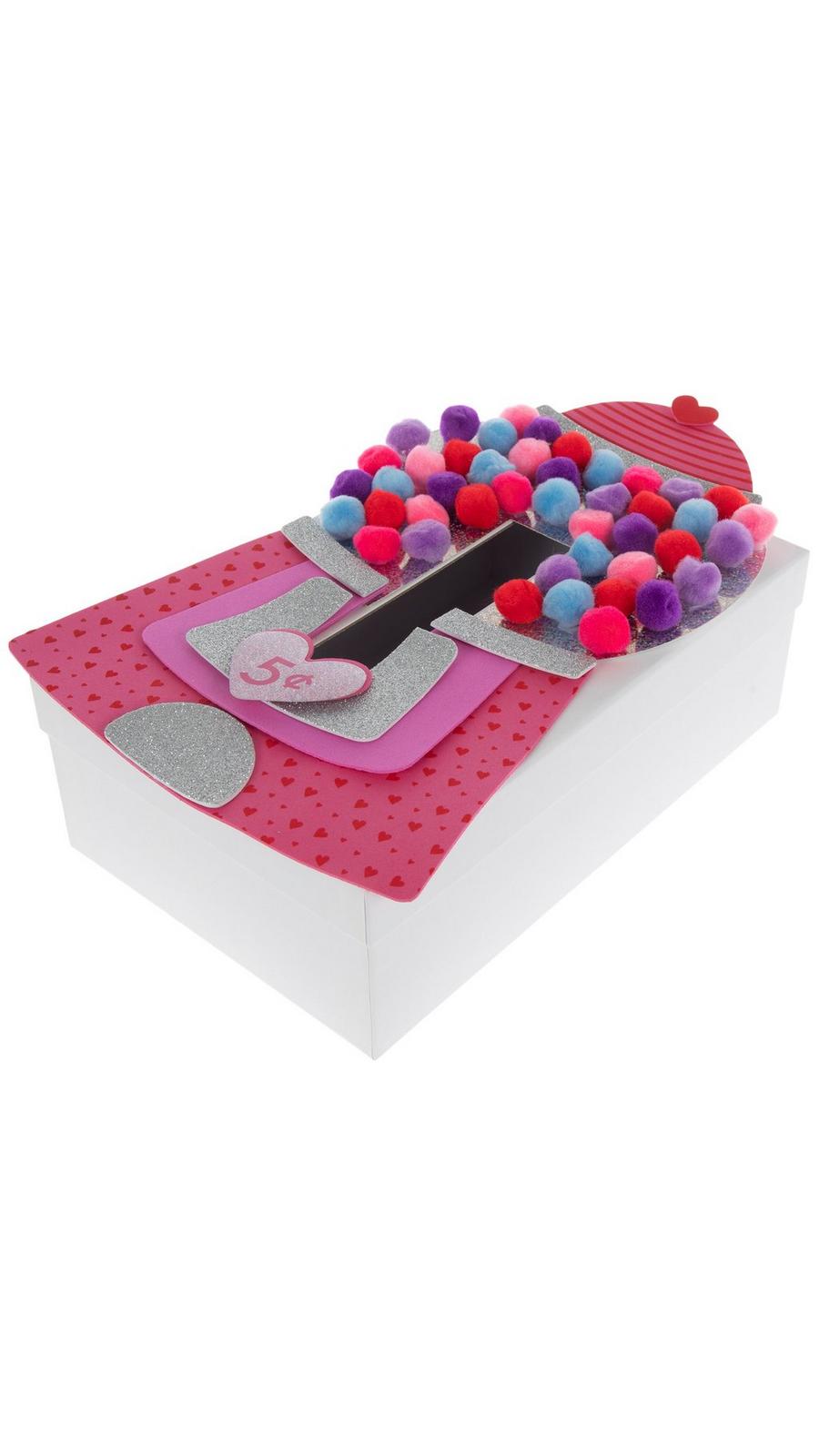 Gumball Machine Valentine Box Craft Kit | Hobby Lobby | 5588751