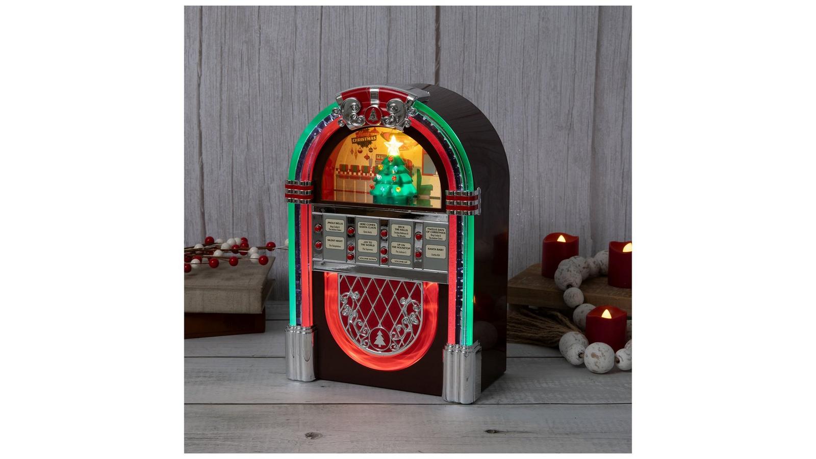 ミスタークリスマス 「ROCK-O-RAMA」ラジオ付ジュークボックス 12曲 Amazon.co.jp: Mr. Christmas Rock-O-Rama ジュークボックス