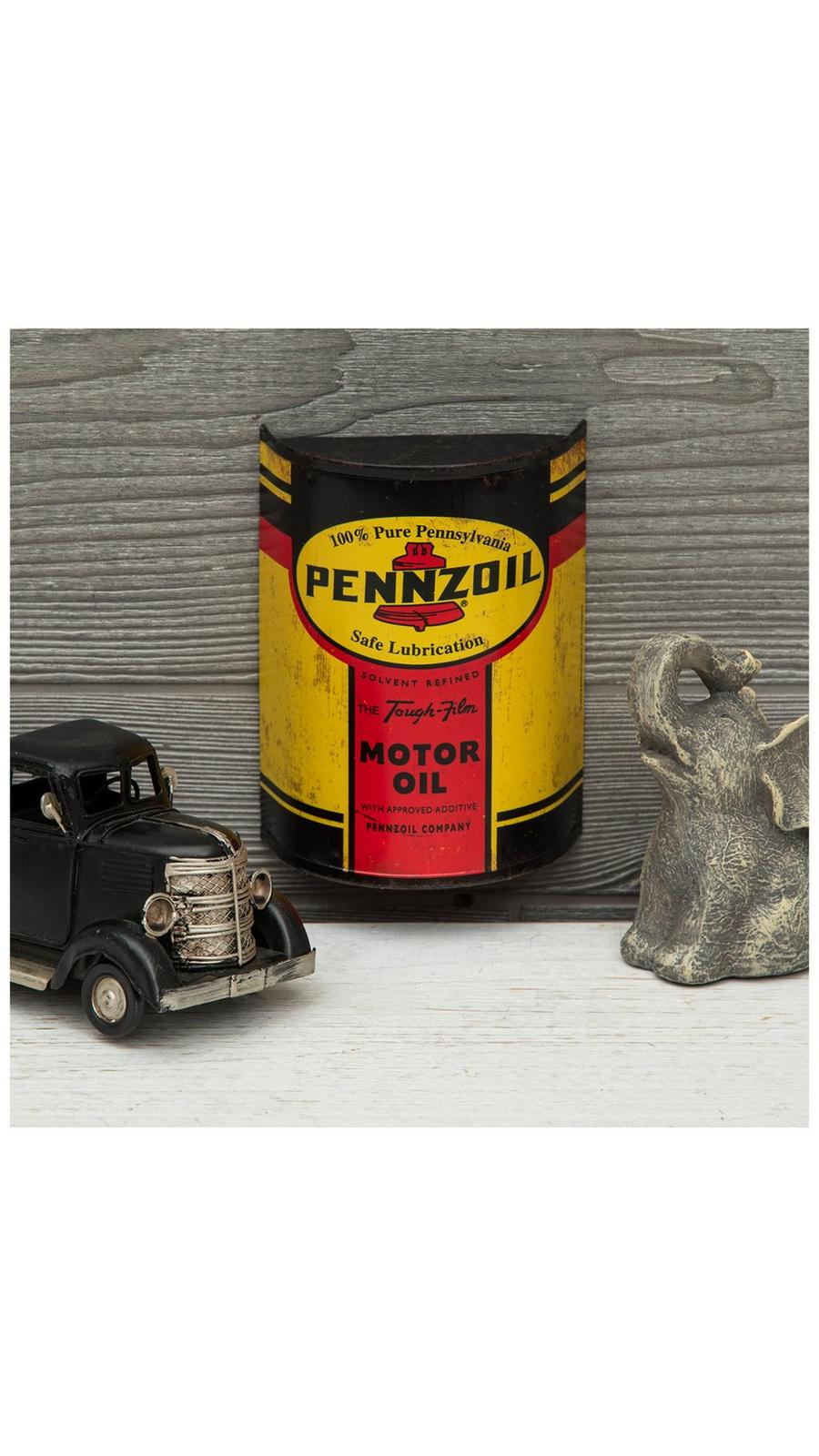 Pennzoil Half Oil Can Metal Wall Decor | Hobby Lobby | 560094