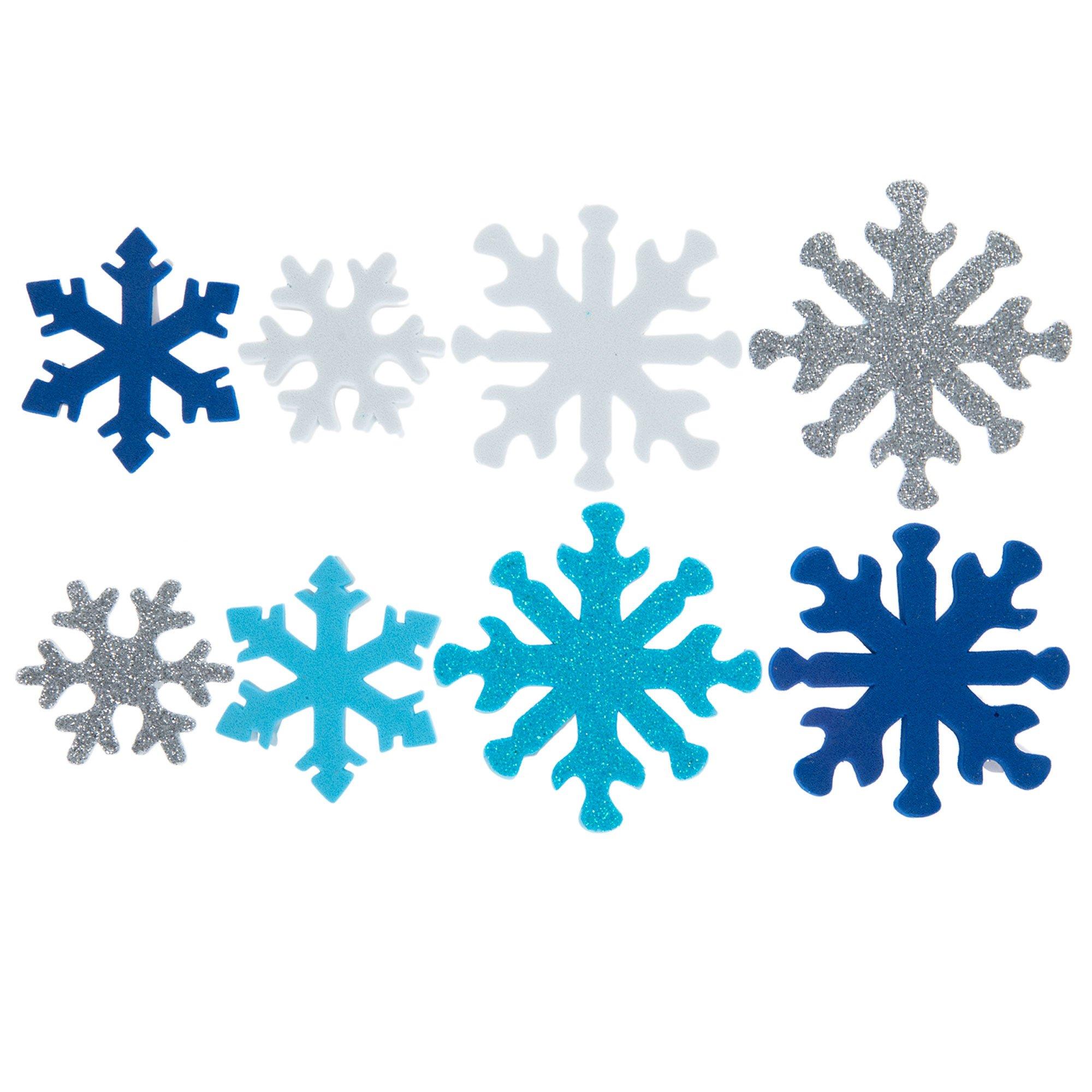 4M Great Gizmos 405938 Glow Snowflakes Sticker – Adesivi Fiocchi Di Neve Fosforescenti Per Decorare Pareti E Soffitti