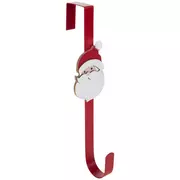 Santa Claus Metal Wreath Hanger