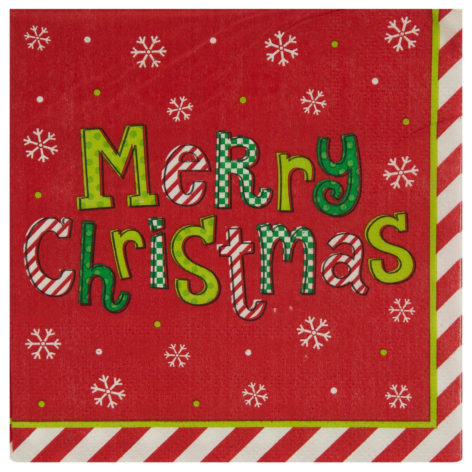 Merry Christmas Napkins Hobby Lobby 5611421