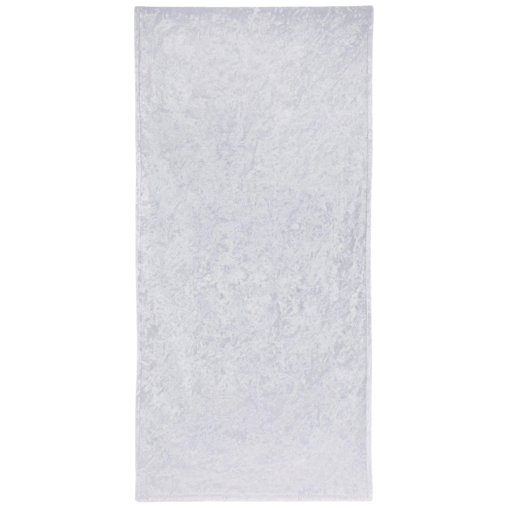 Ice White Velvet Table Runner Hobby Lobby 5613500