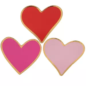 Red Heart Cutouts (9 Count) - Paper