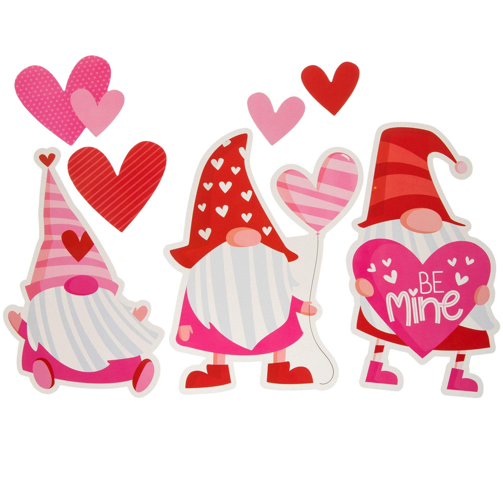 Red, White & Pink Hearts Mini Ducks