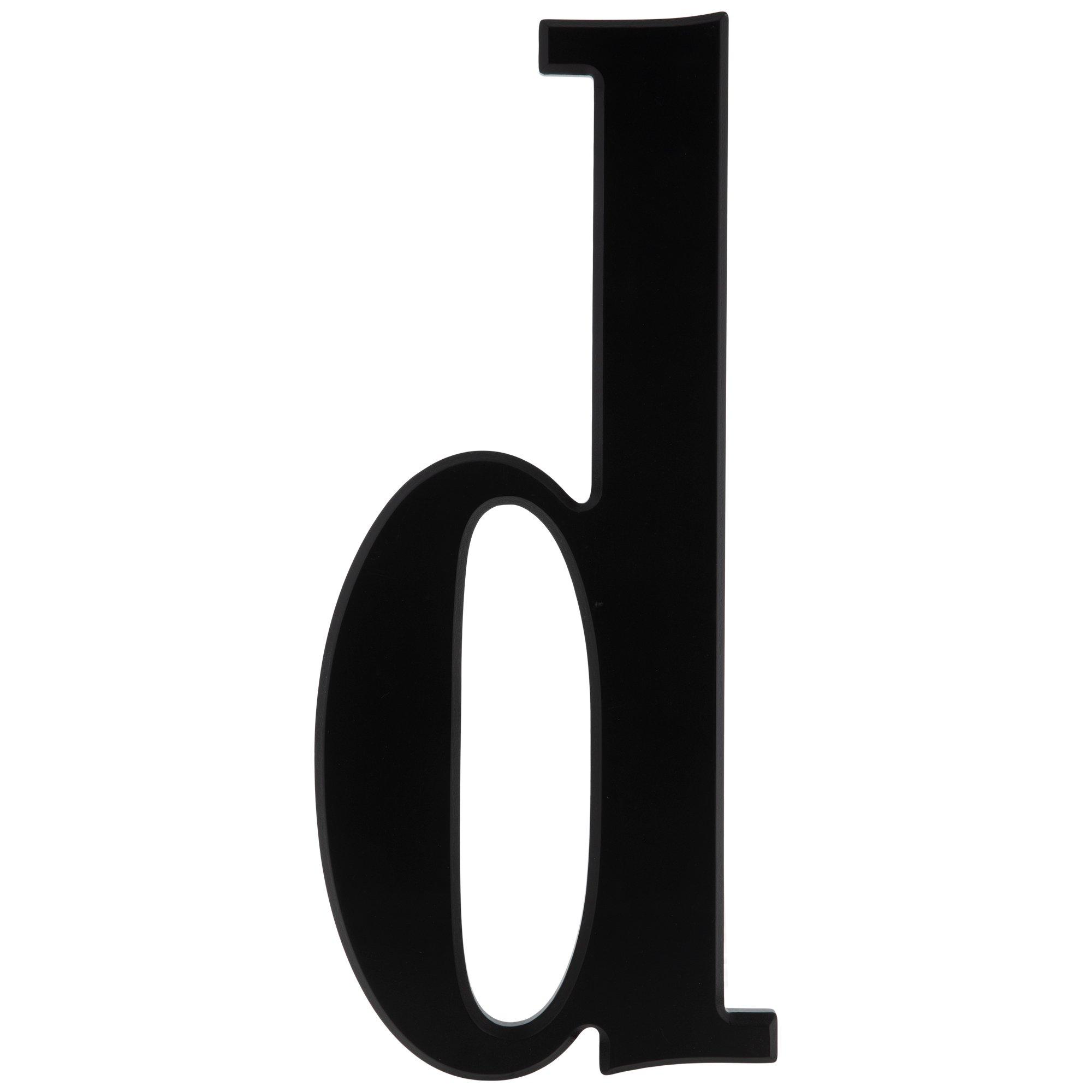 Black Letter Wood Wall Decor