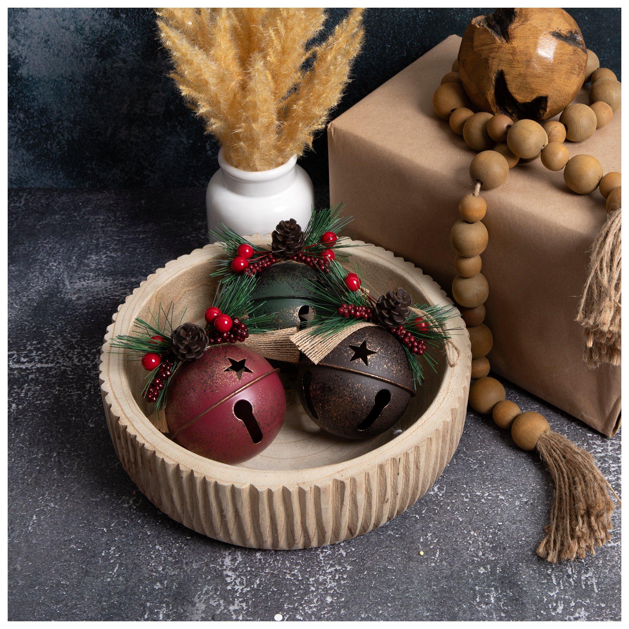 Pine & Berry Jingle Bell Ornament Set | Hobby Lobby | 5623426