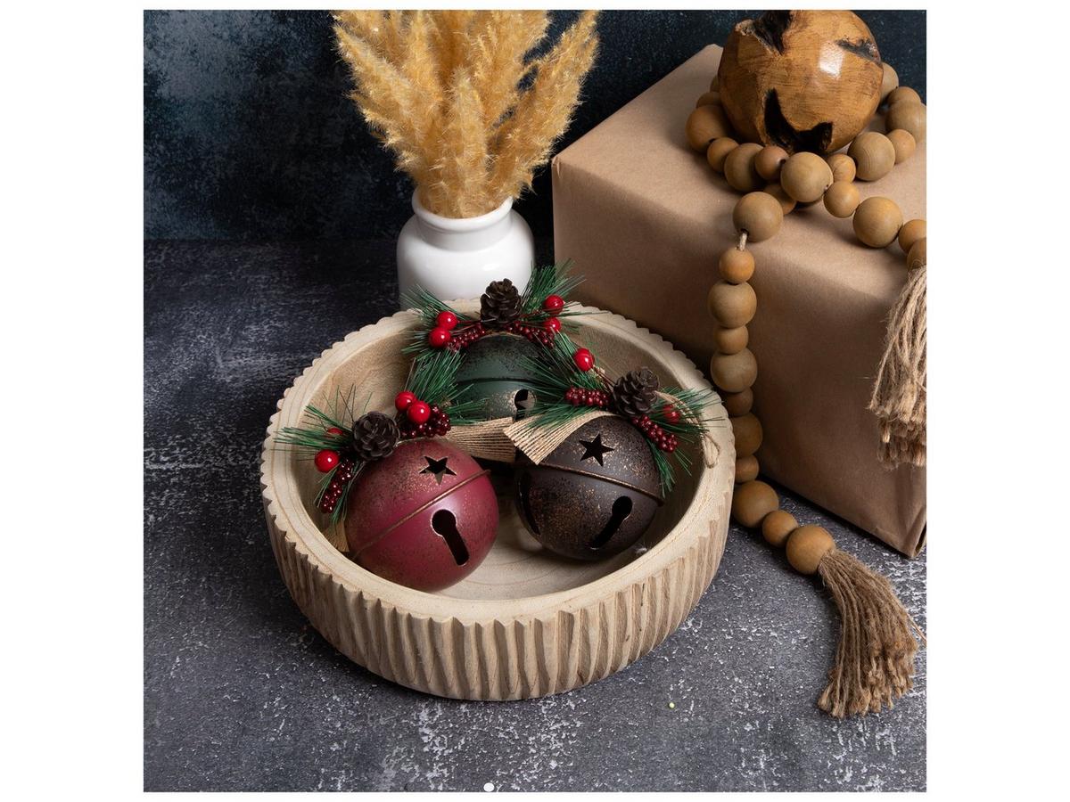 Pine & Berry Jingle Bell Ornament Set | Hobby Lobby | 5623426